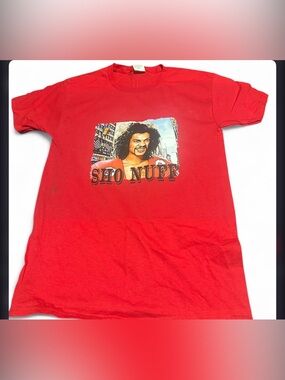 Red vintage Sho Nuff T-shirt #retro #gaming Size S